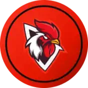 Roosters Badge Circle Center Rooster Bet Online Casino Game Title